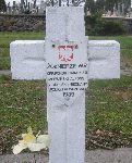 Franciszek Czerwiski, upamitniony na imiennej tablicy epitafijnej na cmentarzu wojennym w Sochaczewie - Trojanowie, Al. 600-lecia. Stan z 2005 r. (fot. M. Prengowski)