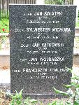 Franciszek Zemlewski upamitniony na tablicy nagrobnej - cmentarz wojenny Dobrzelin.
