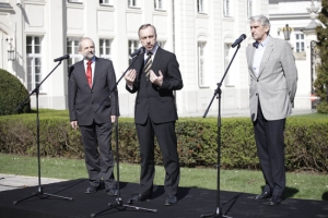 Konferencja prasowa Wielki Teatr Historii na dziedzicu Ministerstwa Kultury i Dziedzictwa Narodowego, 19.04.2011 (rdo: mkidn.gov.pl)