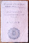 Legitymacja nr 62198 odznaki strzeleckiej III klasy wydana strz. Edmundowi cznemu w dniu 25 lipca 1932 r. (dok. ze zb. rodzinnych).
