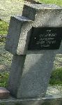 Franciszek Ostrowski upamitniony na tabliczce epitafijnej na jednej z mogi cmentarza wojennego w Kiernozi.